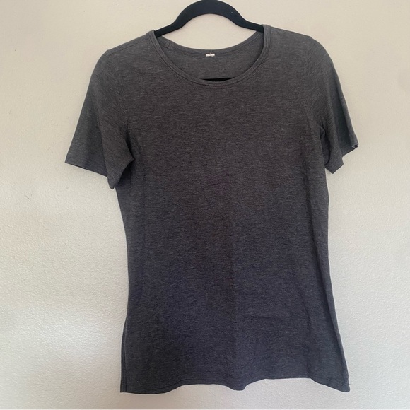 lululemon athletica Tops - Gray Basic Lululemon Woman’s T Shirt